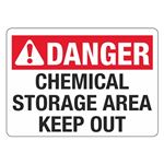 ANSI Chemical Storage Area Keep Out